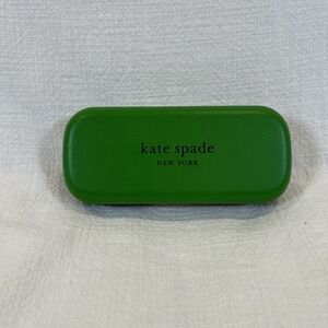 Authentic Kate Spade Glasses Hard Case Green Gray, Case Only